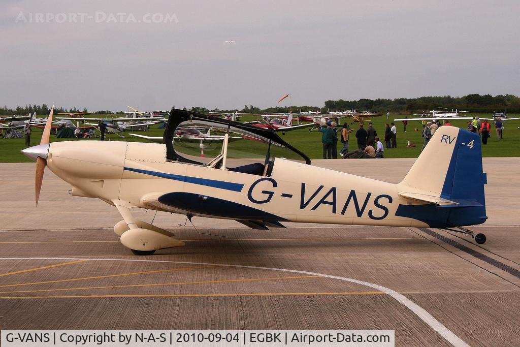 G-VANS, 1987 Vans RV-4 C/N 355, LAA Rally 2010