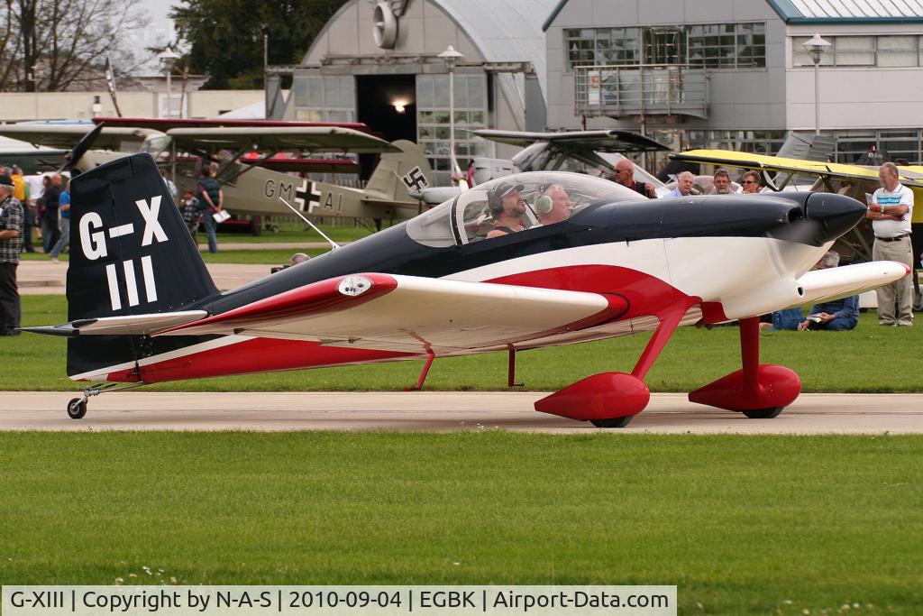G-XIII, 2005 Vans RV-7 C/N PFA 323-14165, LAA Rally 2010