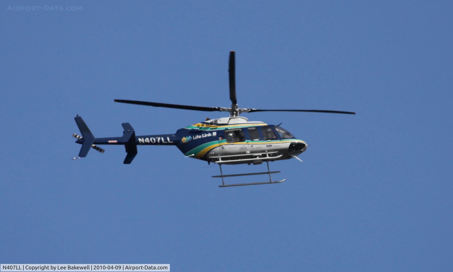 N407LL, 2003 Bell 407 C/N 53561, While operating over Forest Lake, MN