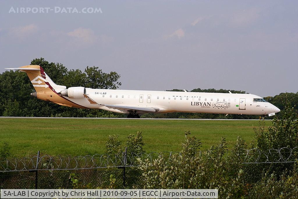 5A-LAB, 2007 Bombardier CRJ-900ER (CL-600-2D24) C/N 15121, Libyan Airlines