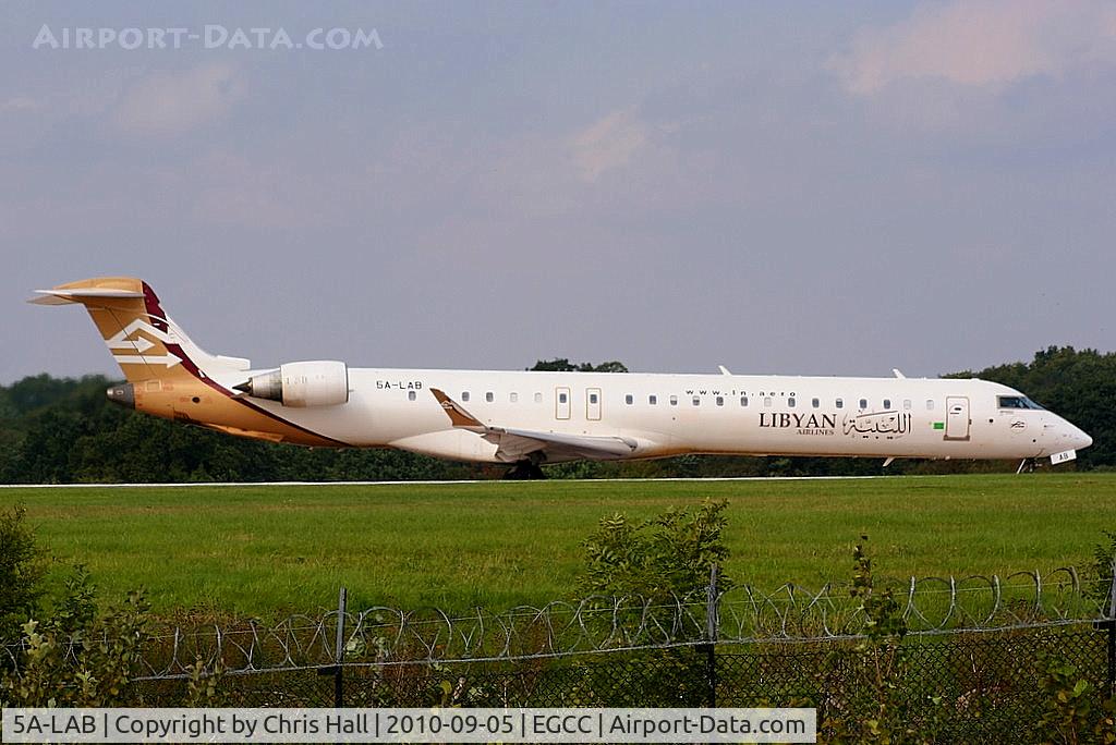 5A-LAB, 2007 Bombardier CRJ-900ER (CL-600-2D24) C/N 15121, Libyan Airlines