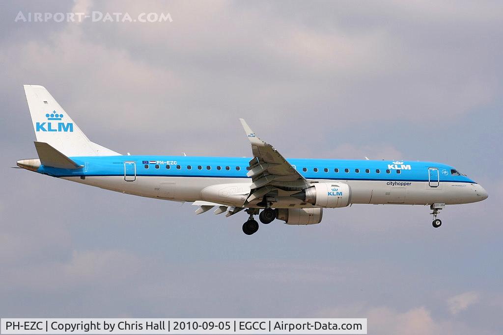 PH-EZC, 2008 Embraer 190LR (ERJ-190-100LR) C/N 19000250, KLM Cityhopper