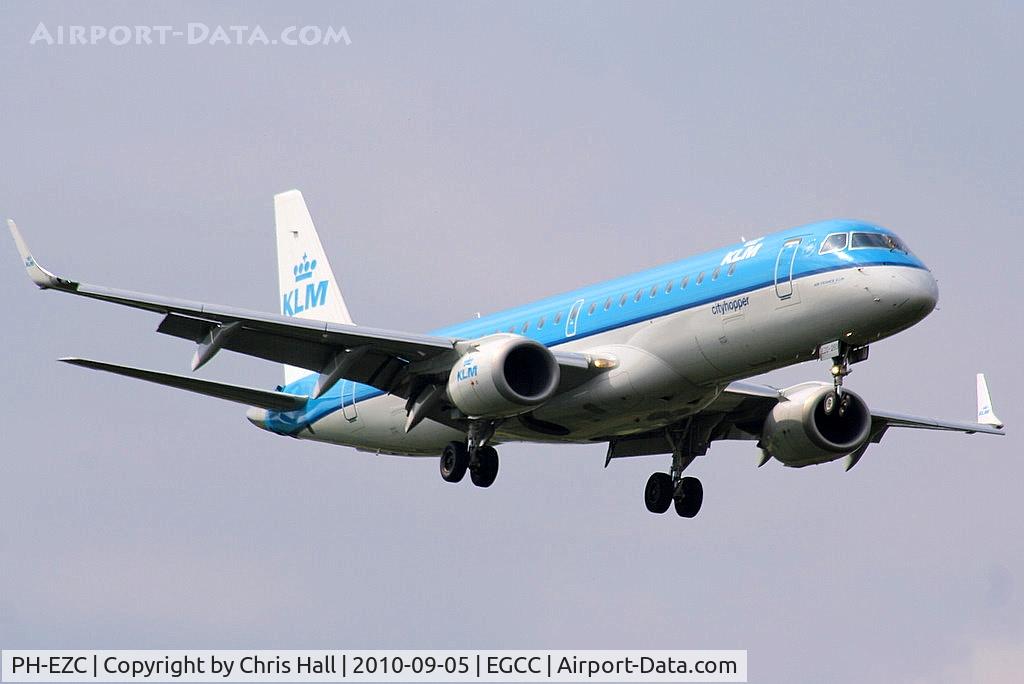 PH-EZC, 2008 Embraer 190LR (ERJ-190-100LR) C/N 19000250, KLM Cityhopper