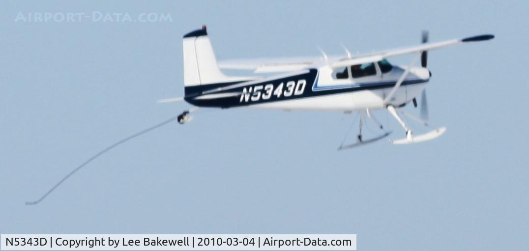 N5343D, 1958 Cessna 180A C/N 50241, While operating over Forest Lake, MN