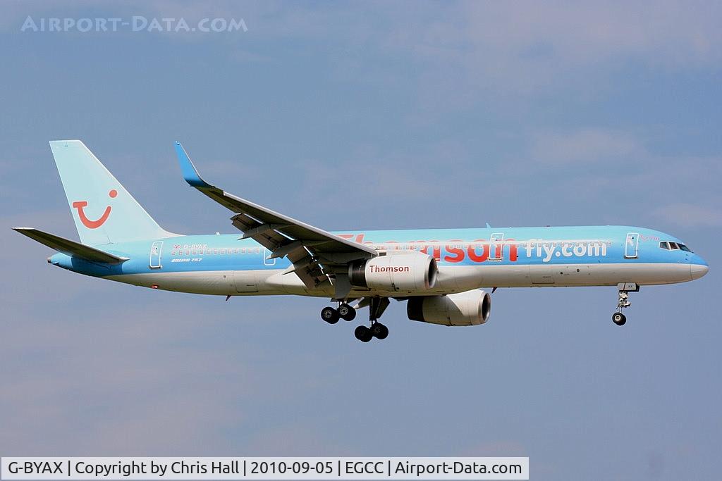 G-BYAX, 1999 Boeing 757-204 C/N 28834, Thomson