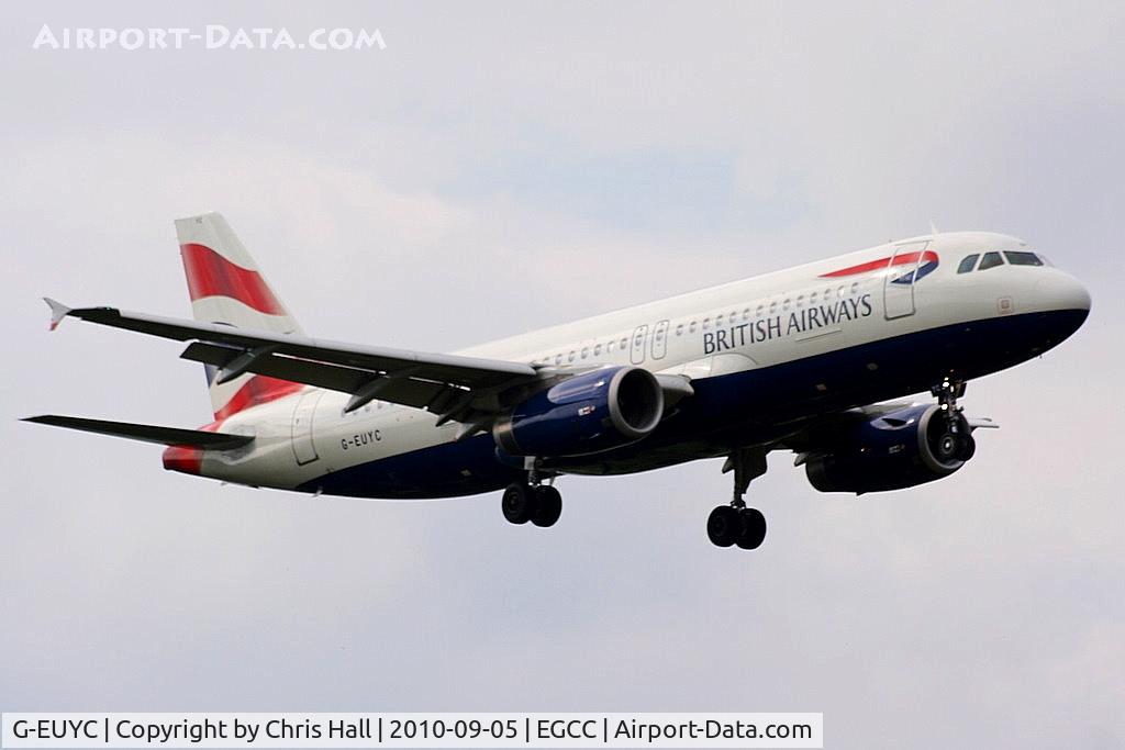 G-EUYC, 2008 Airbus A320-232 C/N 3721, British Airways
