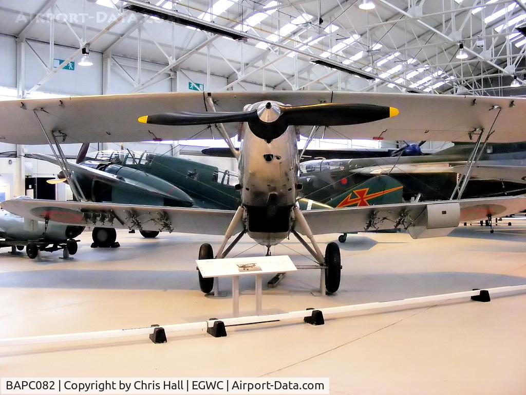 BAPC082, 1937 Hawker Afghan Hind C/N 41H/81899, The Hind was a development of the Hart and was supplied to the Royal Air Force as an interim type to permit the formation of new bomber squadrons during the early expansion schemes prior to the outbreak of the Second World War.