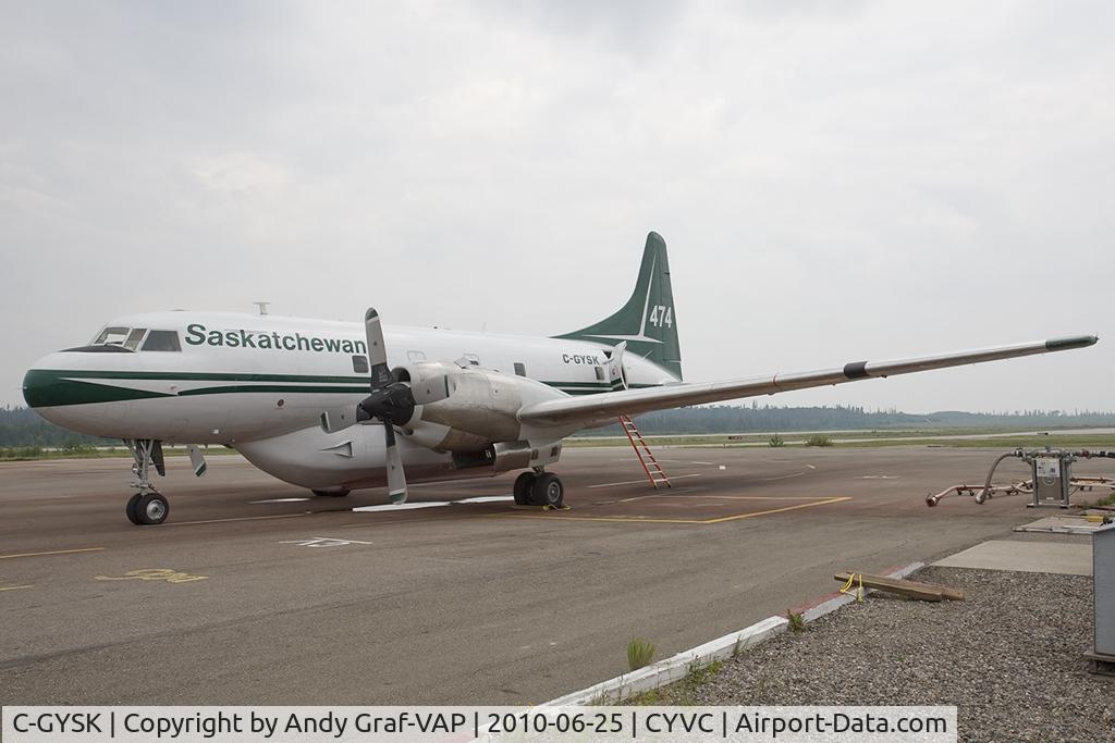C-GYSK, 1955 Convair VC-131D-CO Samaritan C/N 234, Goverment of Saketchewan CV580