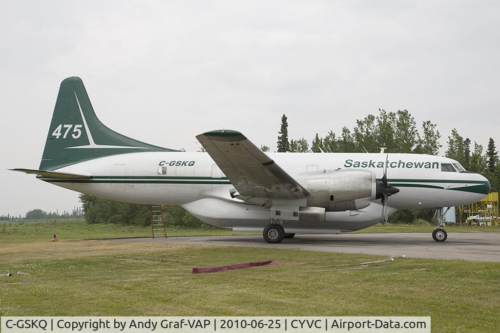 C-GSKQ, 1954 Convair 340 C/N 217, Goverment of Saketchewan CV580