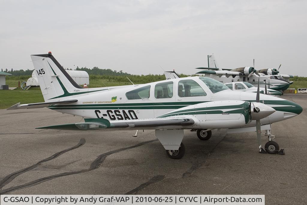 C-GSAO, 1978 Beech 95-B55 Baron C/N TC-2149, Goverment of Saketchewan bEECH 95