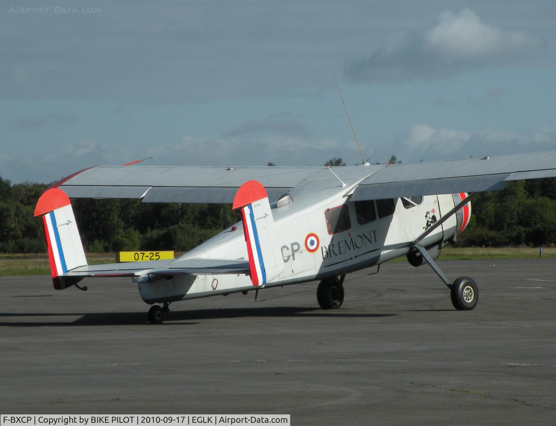 F-BXCP, 1960 Max Holste MH-1521M Broussard C/N 149, Running up prior to departure for Goodwood