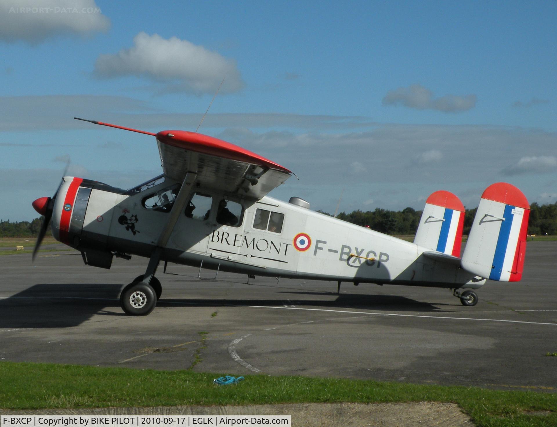 F-BXCP, 1960 Max Holste MH-1521M Broussard C/N 149, Waiting to depart for Goodwood