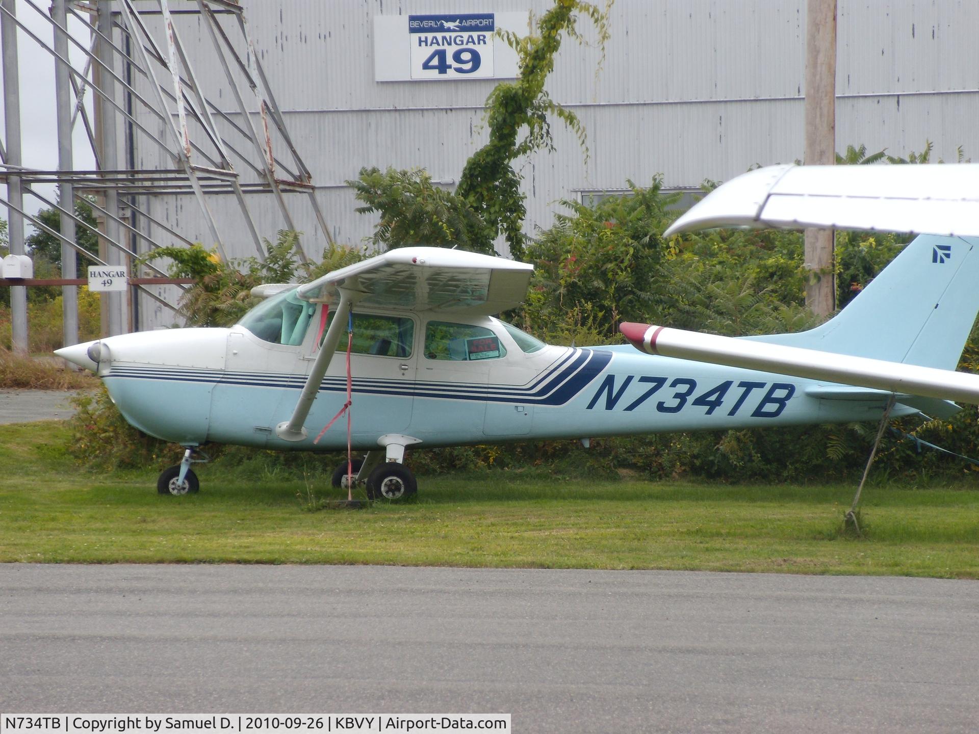 N734TB, 1977 Cessna 172N C/N 17269091, (N734TB) parked at east side ramp.