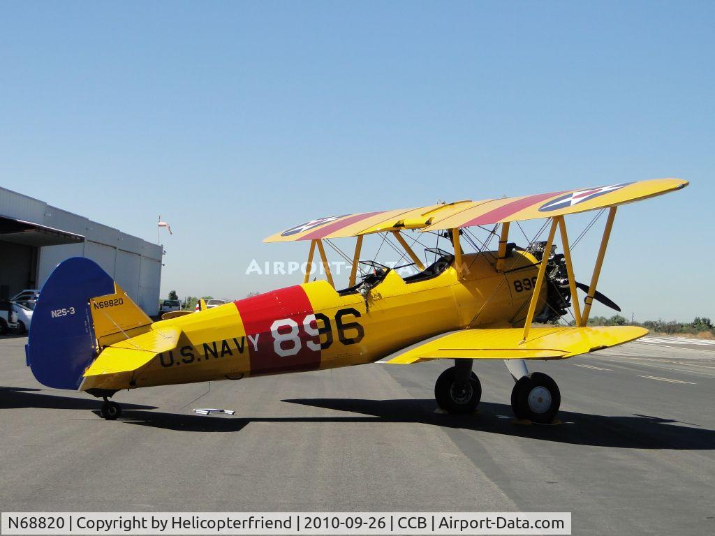 N68820, 1944 Boeing A75N1(PT17) C/N 75-5350, Parked for display