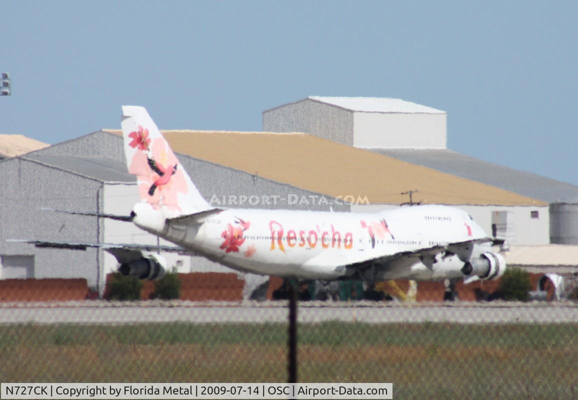 N727CK, 1980 Boeing 747-200 C/N 22478, JALWays Reso'Cha 747-200 with heat haze that messed up a picture of a rare color scheme in U.S.