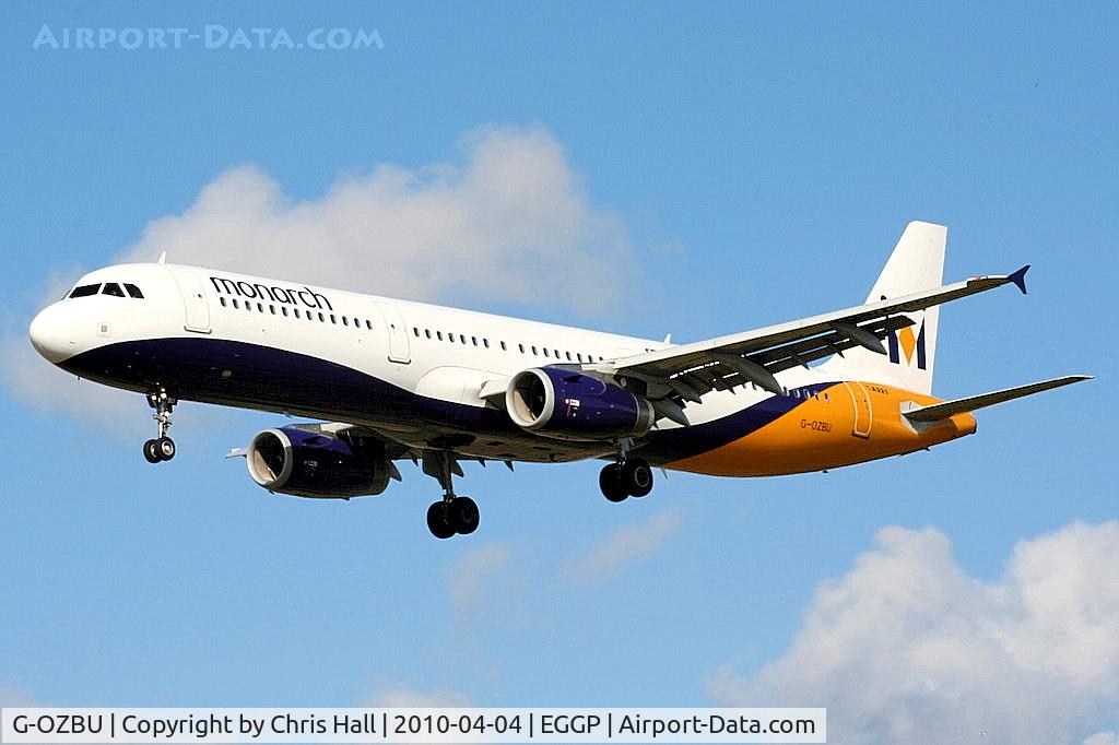 G-OZBU, 2008 Airbus A321-231 C/N 3575, Monarch Airlines