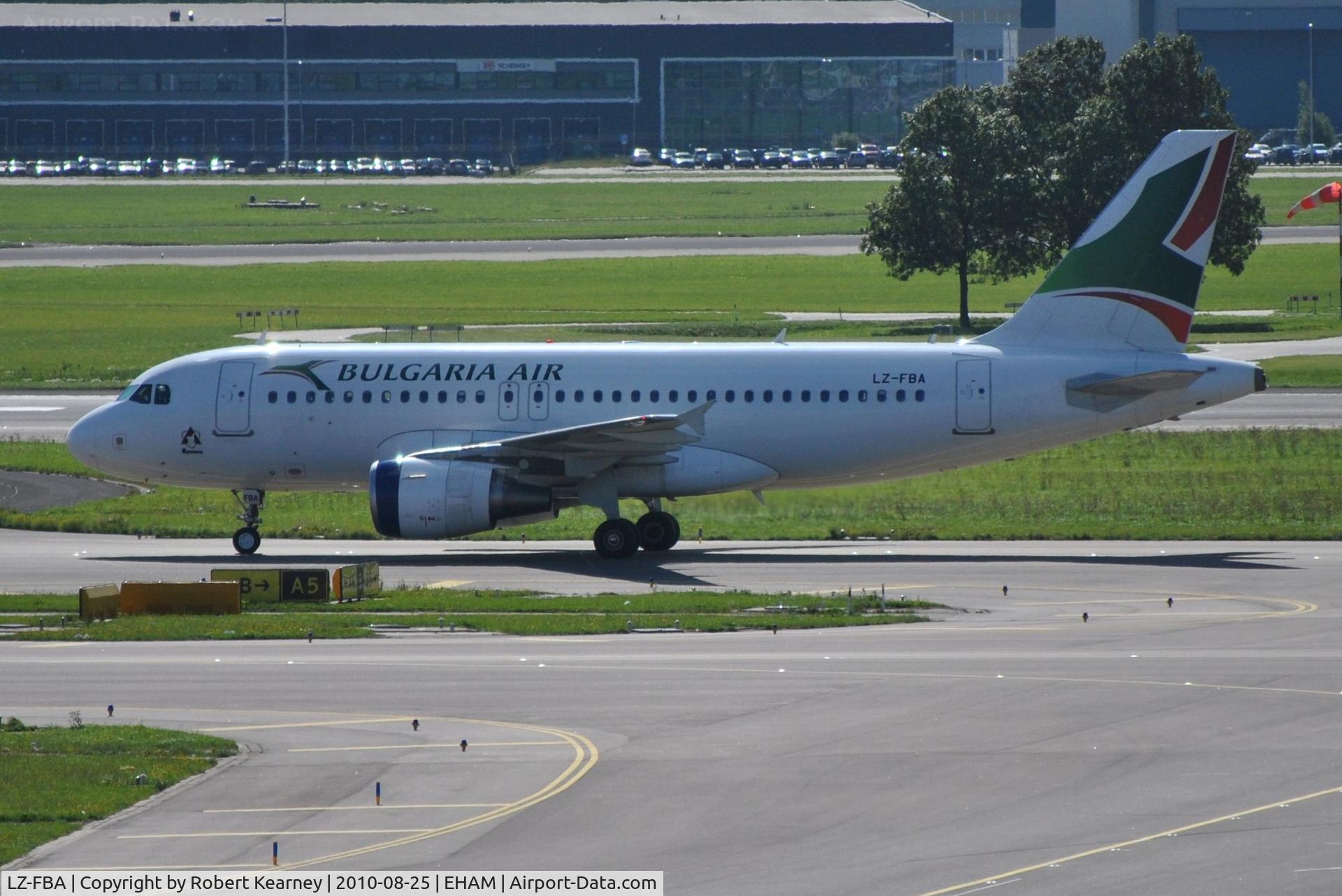 LZ-FBA, 2008 Airbus A319-112 C/N 3564, Bulgaria taxiing for departure