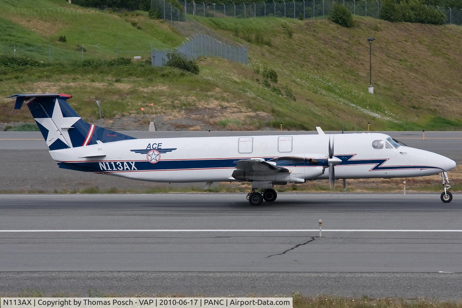N113AX, 1988 Beech 1900C C/N UC-41, Alaska Central Express - ACE