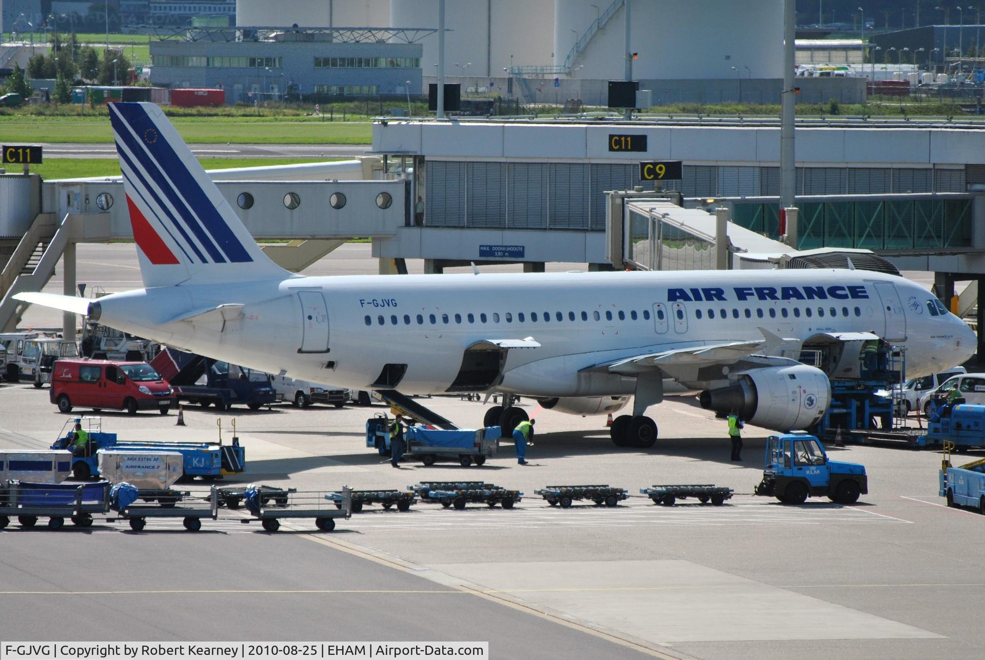 F-GJVG, 1991 Airbus A320-211 C/N 0270, AFR on stand