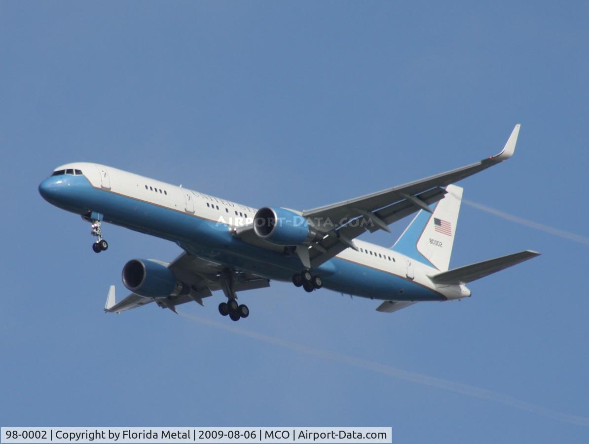 98-0002, 1998 Boeing C-32A (757-200) C/N 29026, Air Force 2