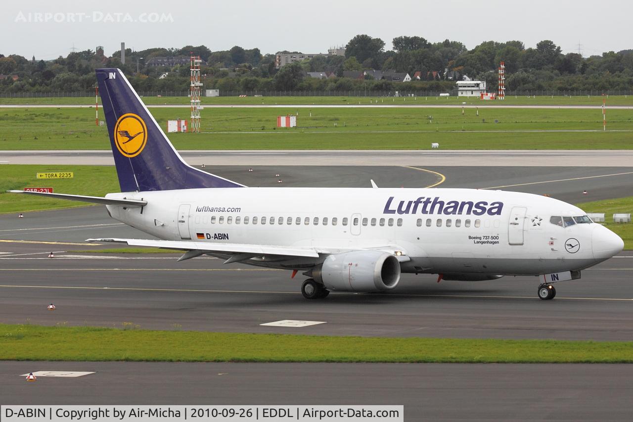 D-ABIN, 1991 Boeing 737-530 C/N 24938, Lufthansa, Boeing 737-530, CN: 24938/2023, Aircraft Name: Langenhagen
