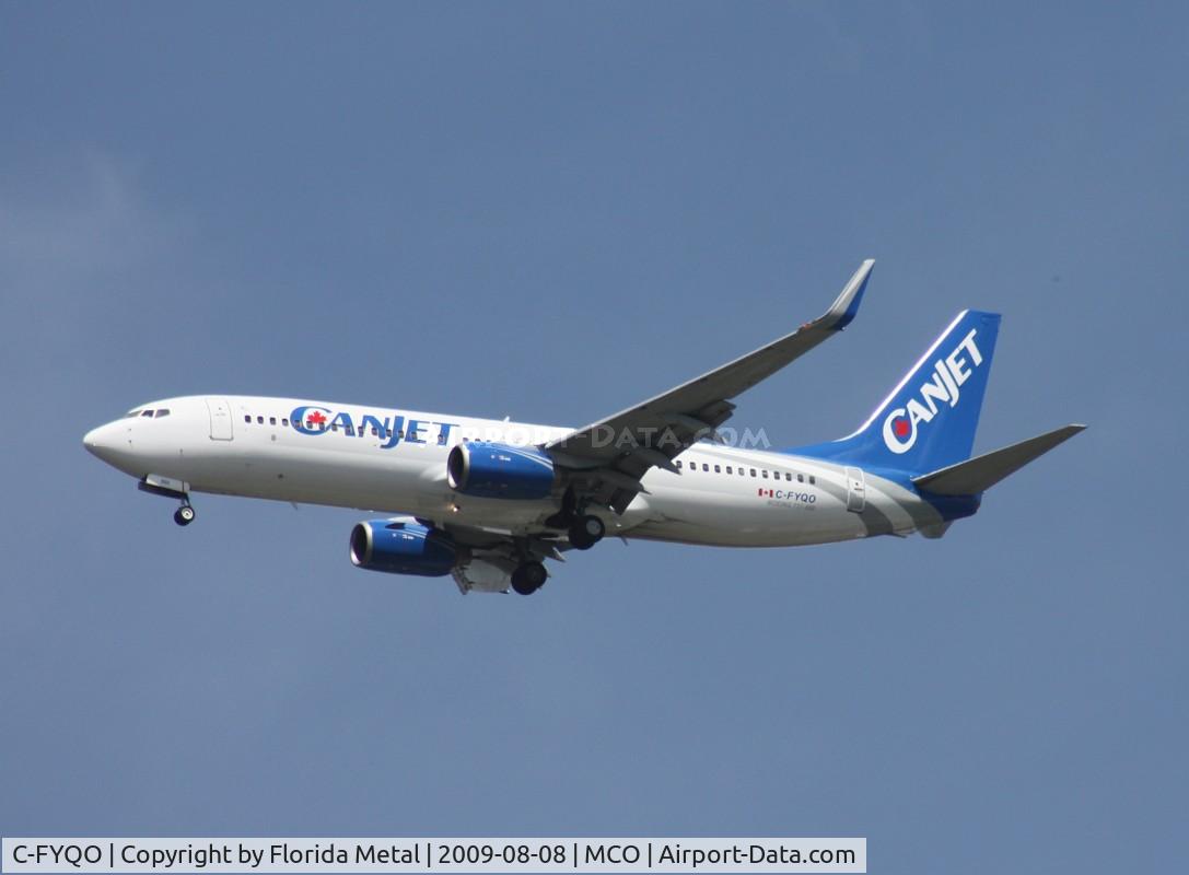 C-FYQO, 2002 Boeing 737-8AS C/N 29934, Can Jet 737-800