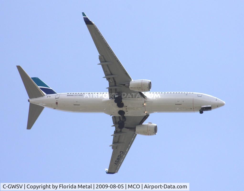 C-GWSV, 2009 Boeing 737-8CT C/N 37158, West Jet 737-800