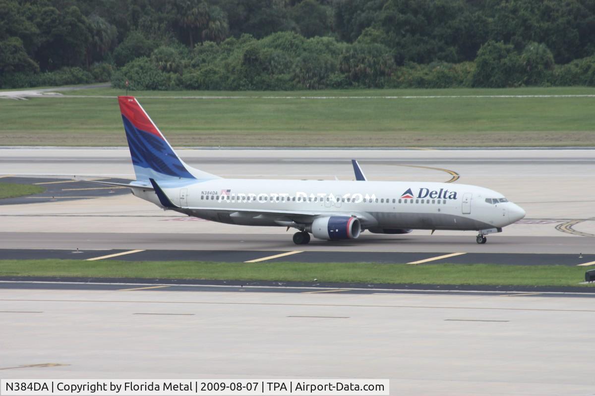 N384DA, 1999 Boeing 737-832 C/N 30347, Delta 737-800