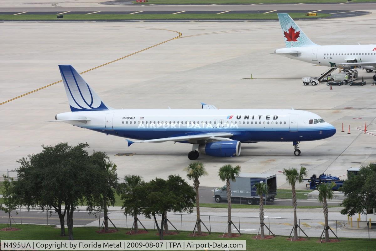 N495UA, 2002 Airbus A320-232 C/N 1842, United A320