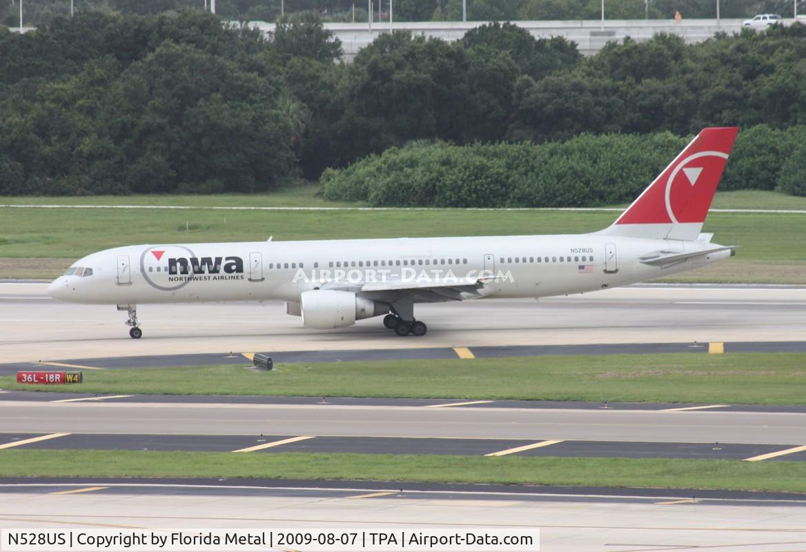 N528US, 1987 Boeing 757-251 C/N 23843, Northwest 757-200