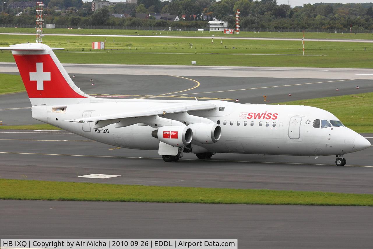 HB-IXQ, 1996 British Aerospace Avro 146-RJ100 C/N E3282, Swissair, BAe Avro 146-RJ100, CN: E3282