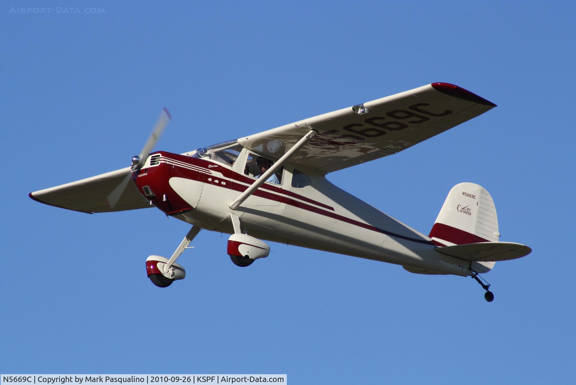 N5669C, 1950 Cessna 140A C/N 15625, Cessna 140A
