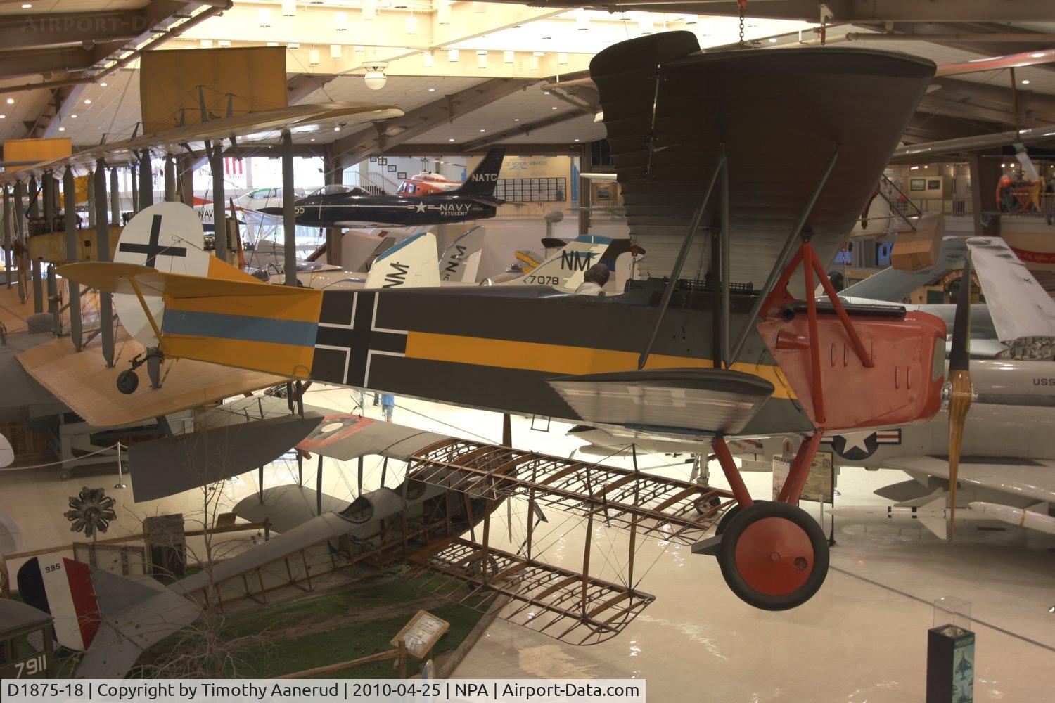D1875-18, 1918 Fokker D-VII C/N Not found D1875-18, 1918 Fokker D.VII, c/n: Unknown