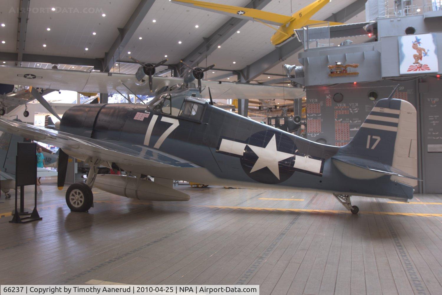 66237, Grumman F6F-3 Hellcat C/N A-1257, Grumman F6F-3 Hellcat, c/n: Unknown