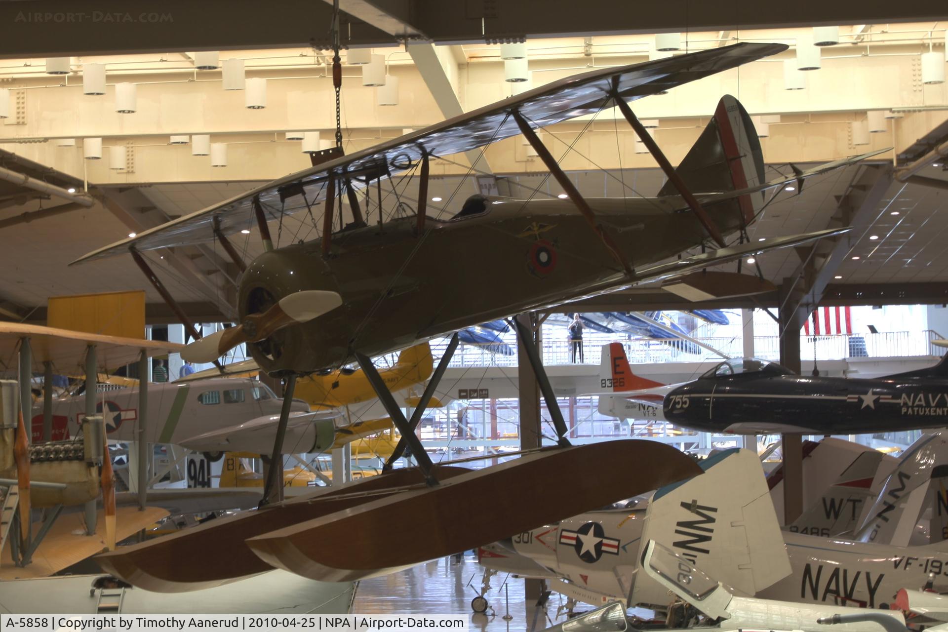 A-5858, Thomas-Morse S-4C Scout C/N Not found A-5858, Thomas-Morse S-4 Scout