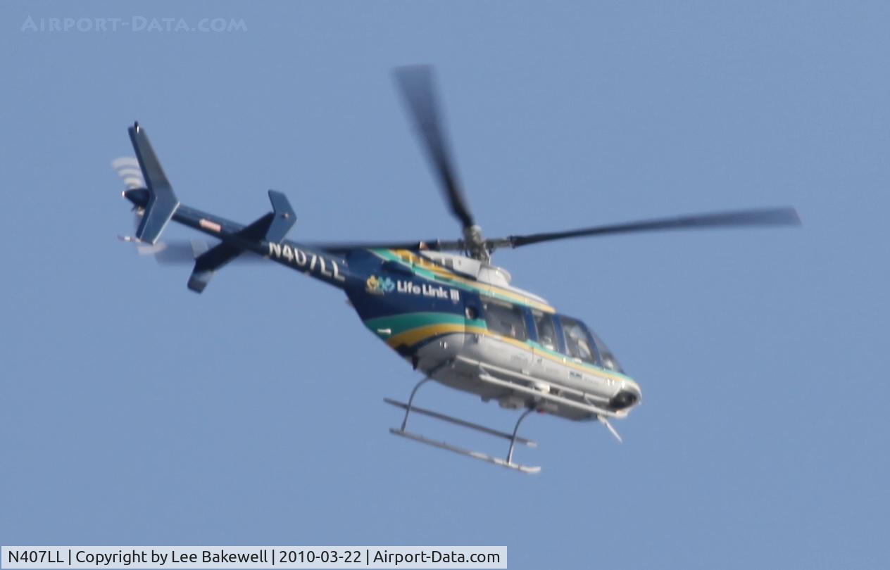 N407LL, 2003 Bell 407 C/N 53561, While Operating over Forest Lake, MN