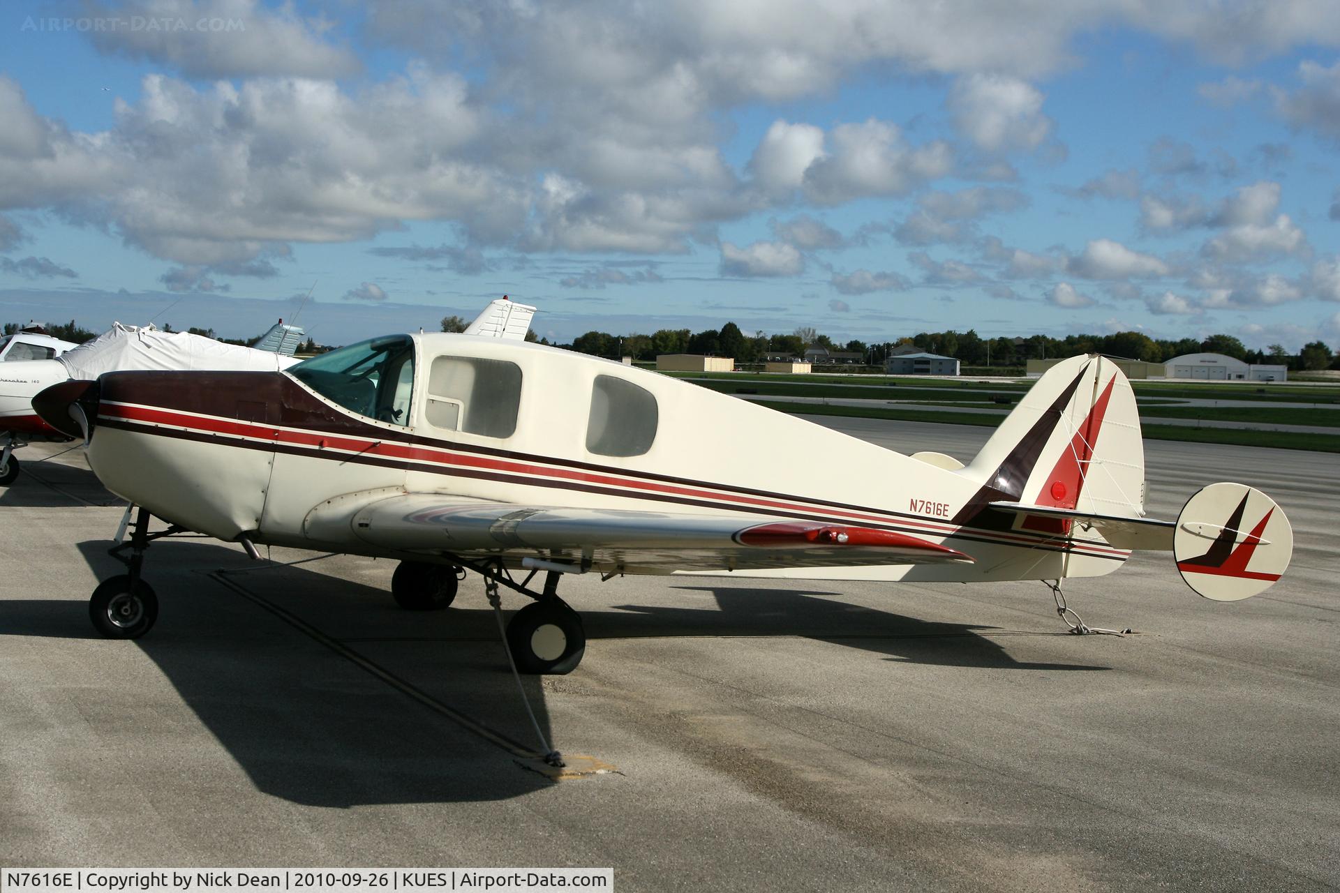 N7616E, 1959 Downer Bellanca 14-19-3 C/N 4118, KUES