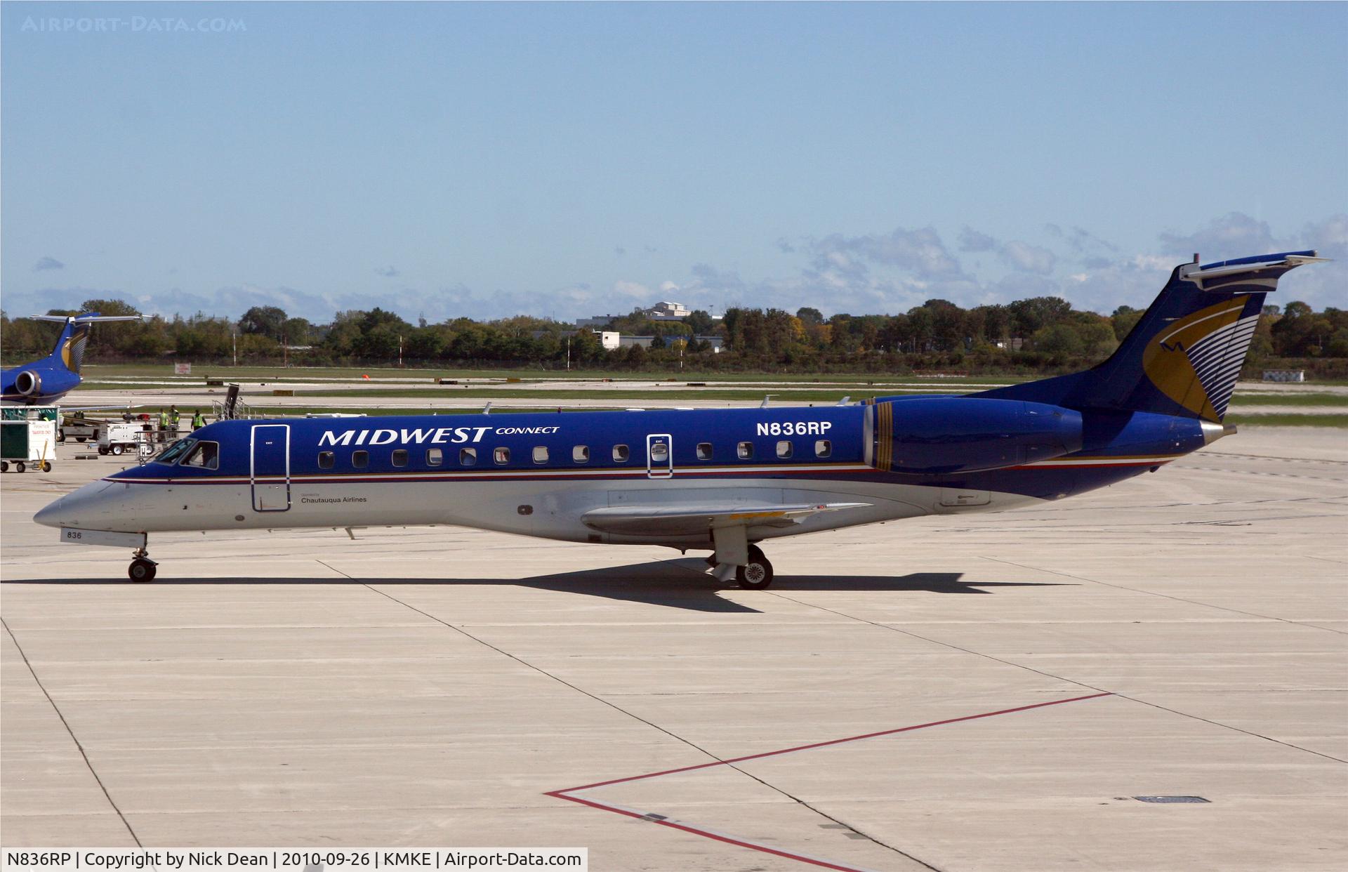 N836RP, 2003 Embraer ERJ-135LR (EMB-135LR) C/N 145713, KMKE