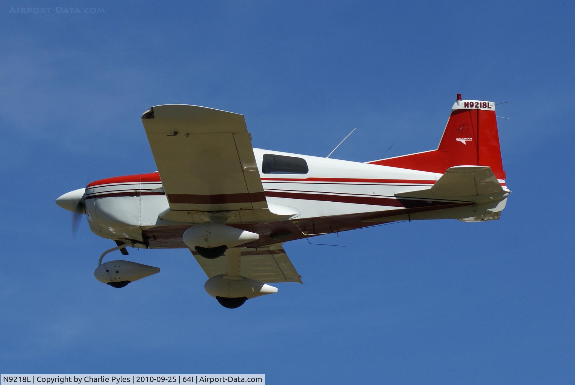 N9218L, 1971 American Aviation AA-1A Trainer C/N AA1A-0118, Pretty Good Lookin' for a 1971 Model.