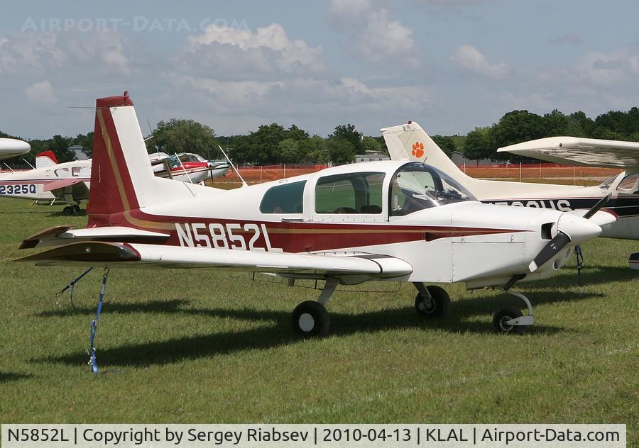 N5852L, 1972 American AA-5 C/N AA5-0052, Sun-n-fun 2010