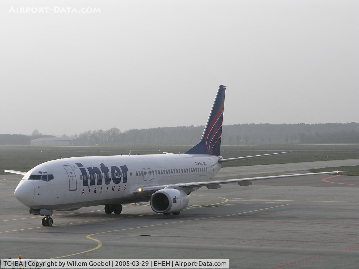 TC-IEA, 2002 Boeing 737-8CX C/N 32361, Arrival on Eindhoven airport