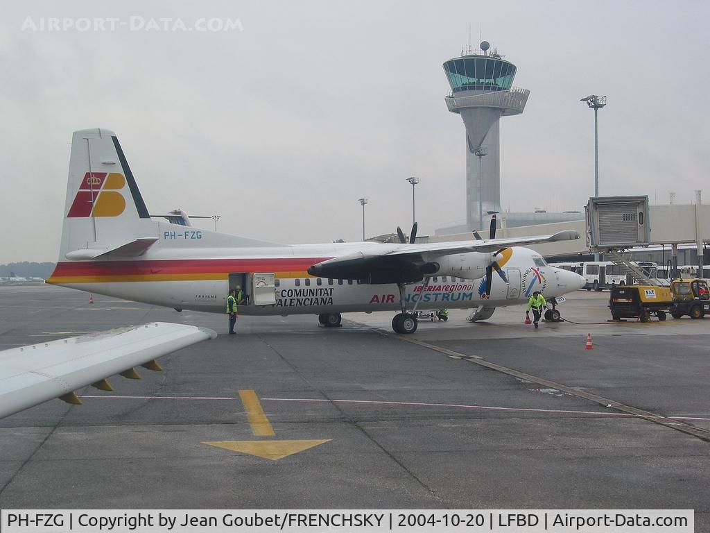 PH-FZG, 1990 Fokker 50 C/N 20202, Air Nostrum BOD/MAD