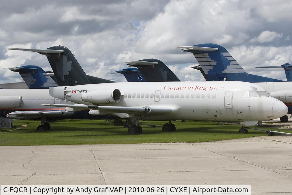 C-FQCR, 1971 Fokker F.28-1000 Fellowship C/N 11036, Canadian Regional F28