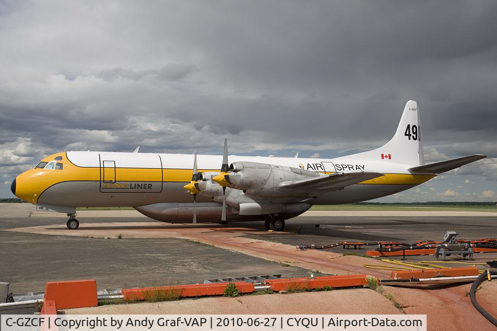 C-GZCF, 1960 Lockheed L-188C(F)  Electra C/N 1091, Air Spray L-188