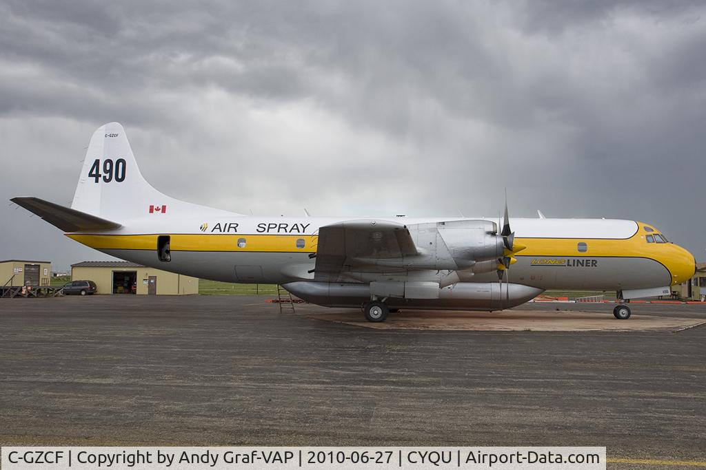 C-GZCF, 1960 Lockheed L-188C(F)  Electra C/N 1091, Air Spray L-188