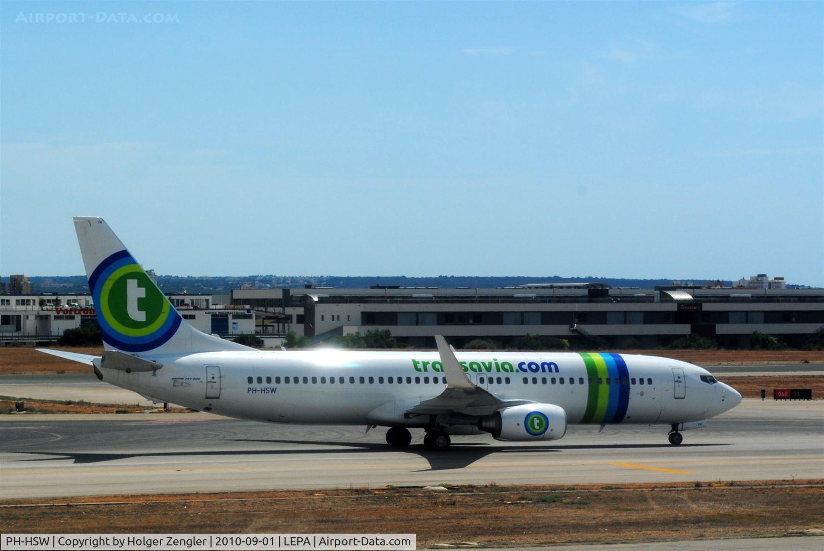 PH-HSW, 2009 Boeing 737-8K2 C/N 37160, From Eindhoven/Netherlands straight to PMI.