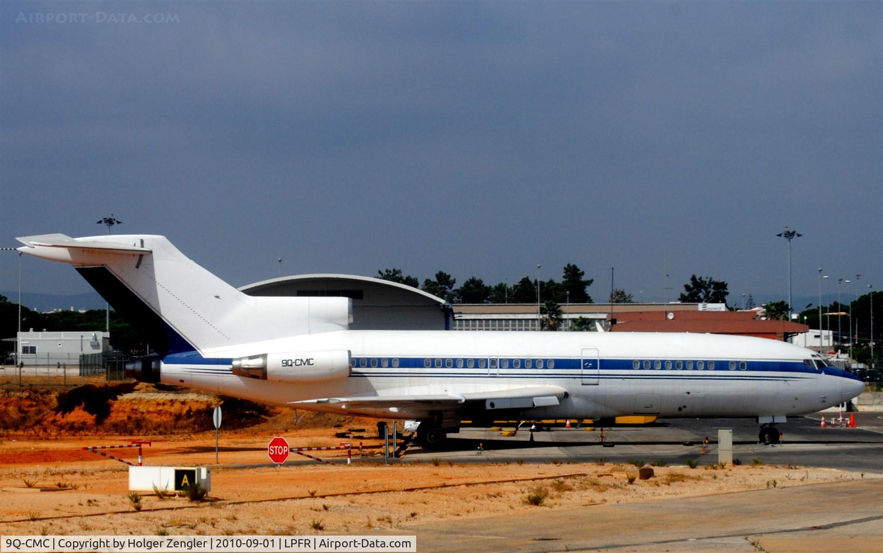 9Q-CMC, 1965 Boeing 727-30 C/N 18371, 9Q-CMC (cn 18371/145) is a Boeing 727-30. It has apparently been at Faro since it was used by business magnate, rebel leader and ultimately Vice-President Jean-Pierre Bemba of the Democratic Republic of the Congo.