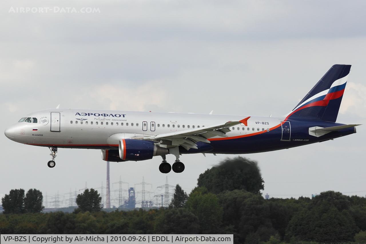 VP-BZS, 2008 Airbus A320-214 C/N 3644, Aeroflot, Airbus A320-214, CN: 3644, Aircraft Name: M.Lazarev