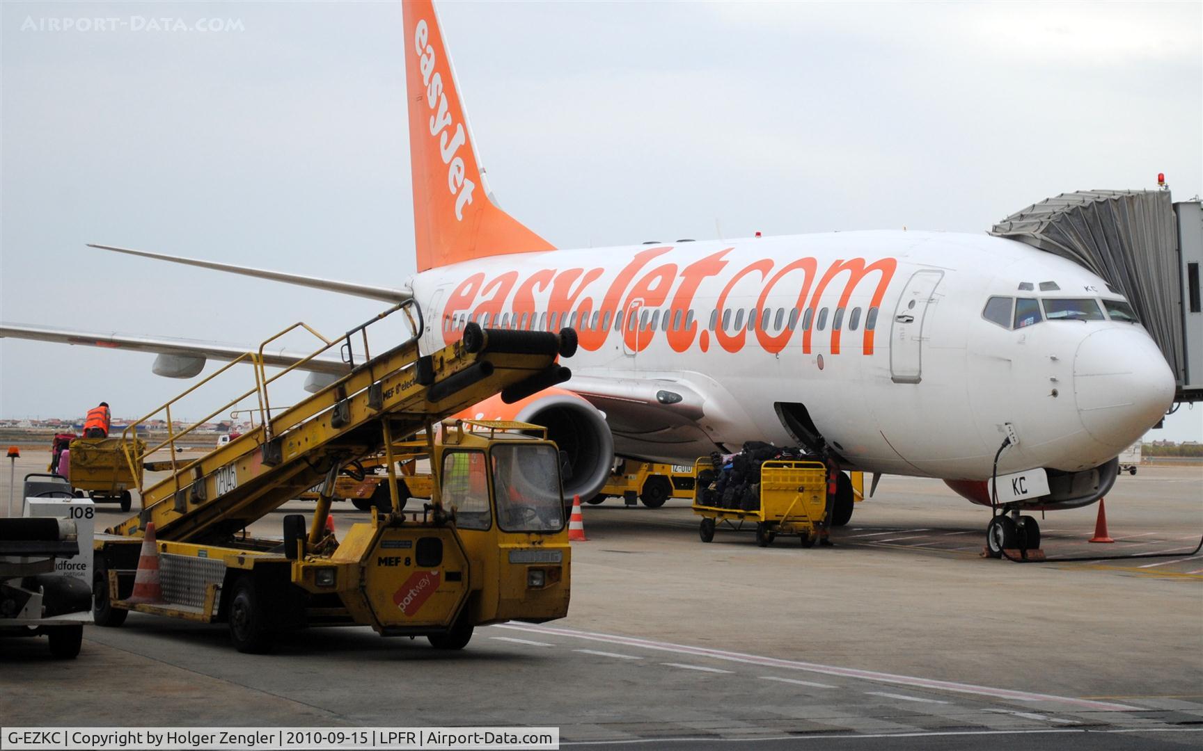 G-EZKC, 2004 Boeing 737-73V C/N 32424, Preparations for a return flight to London-Stansted