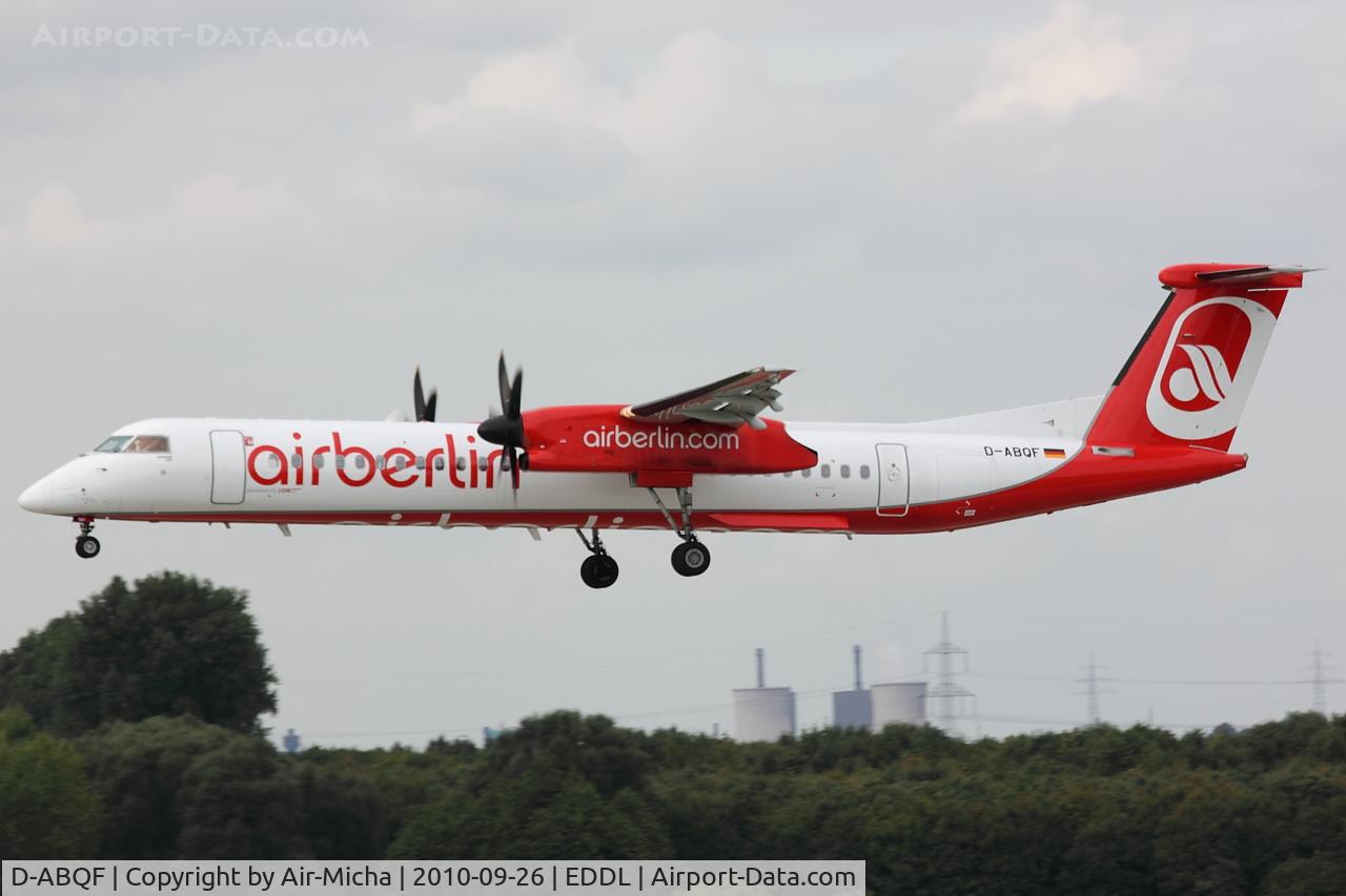 D-ABQF, 2009 De Havilland Canada DHC-8-402Q Dash 8 C/N 4245, Air Berlin, De Havilland Canada DHC-8-402Q Dash 8, CN: 4245